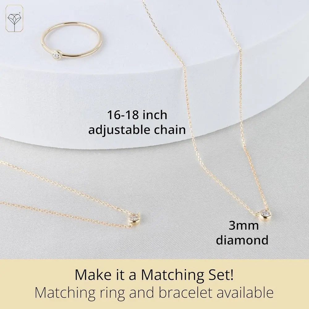 Diamond Bracelet and Necklace Set in 10K Yellow Gold - Future Jewelry