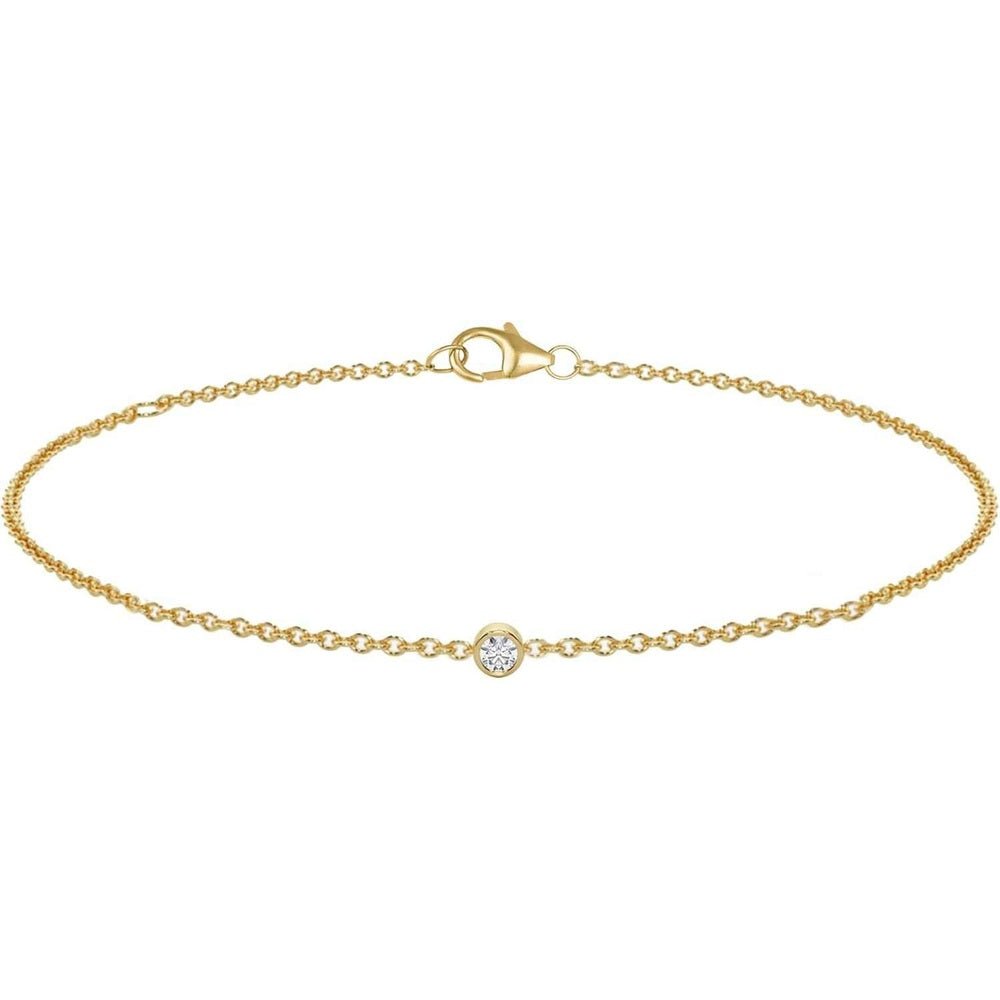 Diamond Bracelet and Necklace Set in 10K Yellow Gold - Future Jewelry