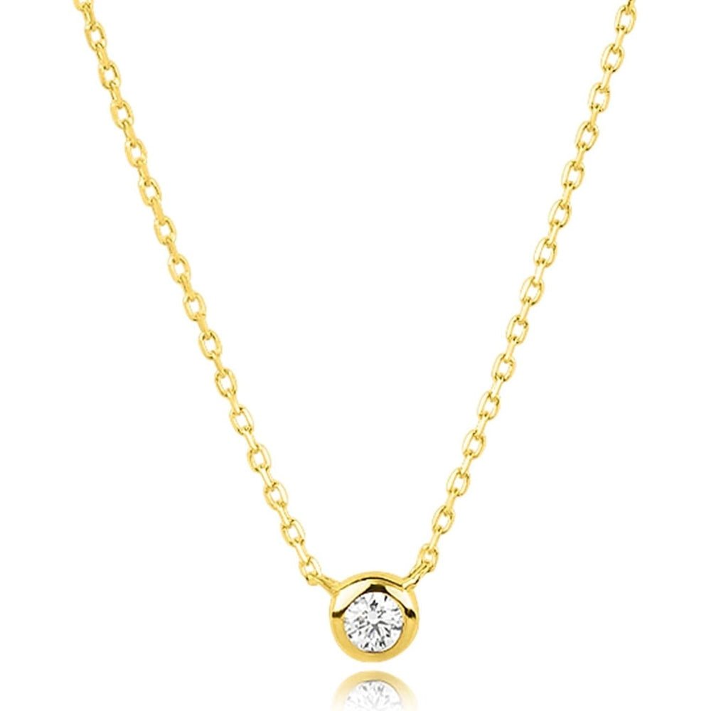Diamond Bracelet and Necklace Set in 10K Yellow Gold - Future Jewelry
