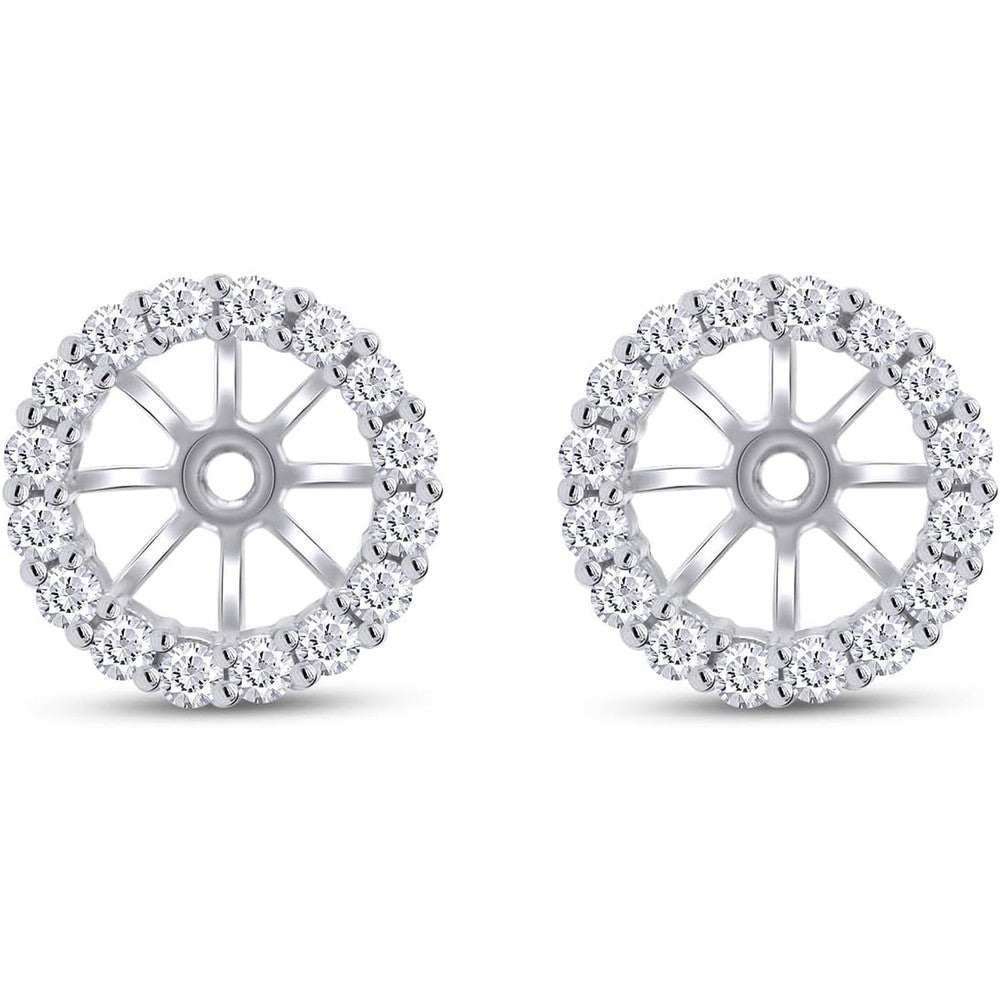 Earring Jackets for Seven Millimeter Studs in 14K Gold - Future Jewelry