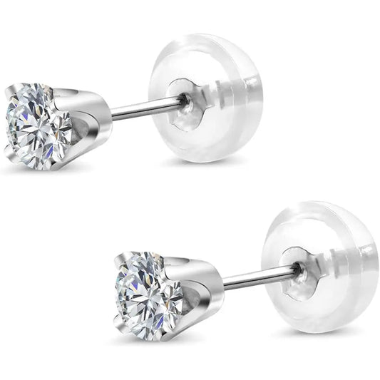 Gem Stone King 0.20 to 1.50 Carat 14K Gold Lab Grown Diamond Stud Earrings | Gold Earrings For Women Men | F - G Color | VS1 - VS2 Clarity - Future Jewelry