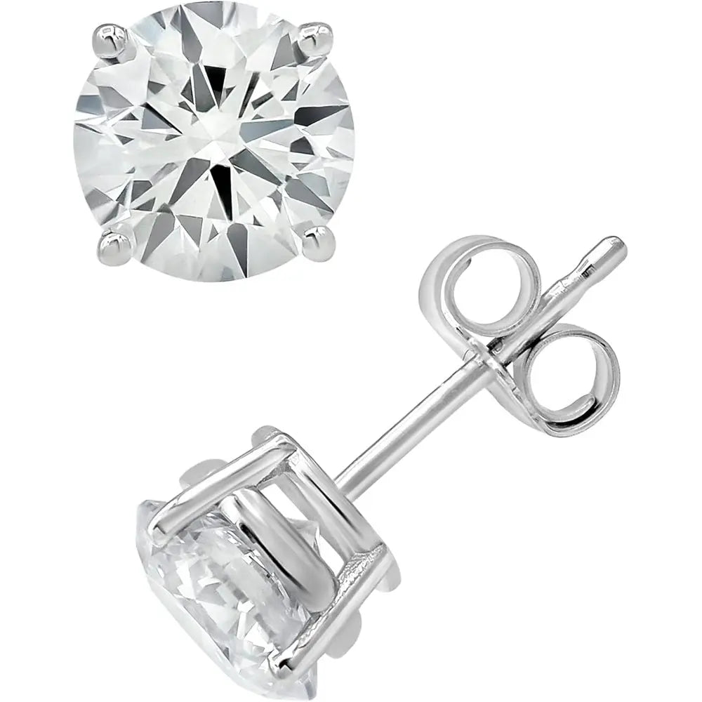 Gold Screw Back Diamond Earrings for Women – Gift Box - Future Jewelry