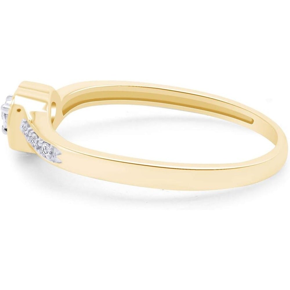 Heart - Shaped Lab Grown Diamond Promise Ring in 14K Rose Gold - Future Jewelry