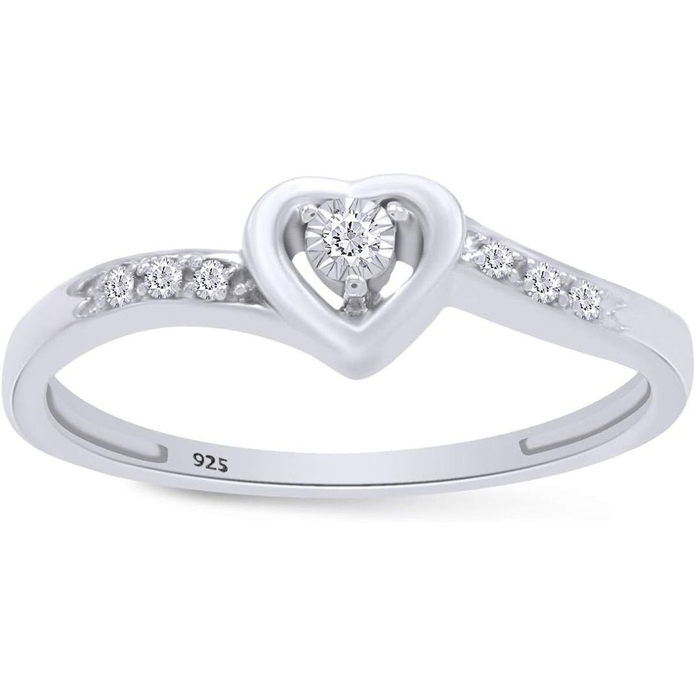 Heart - Shaped Lab Grown Diamond Promise Ring in 14K Rose Gold - Future Jewelry