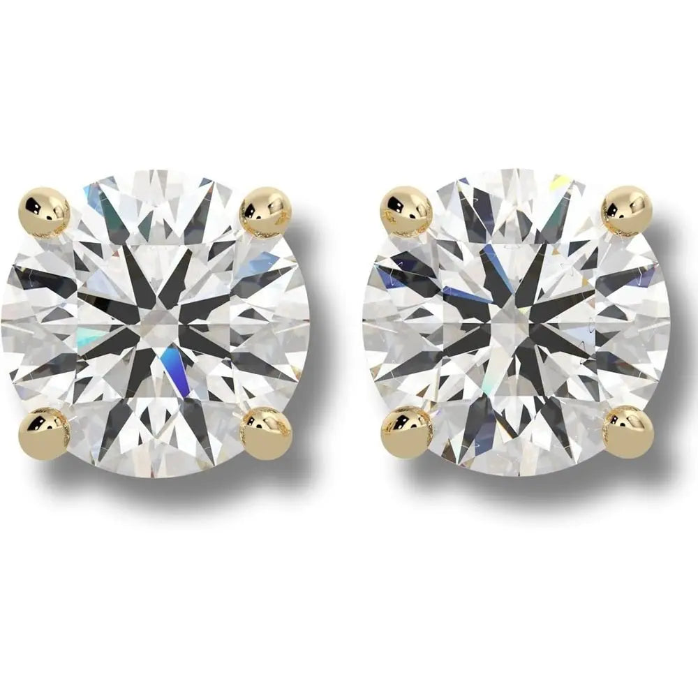 IGI Certified One Carat Lab Diamond Studs in 14K White Gold - Future Jewelry