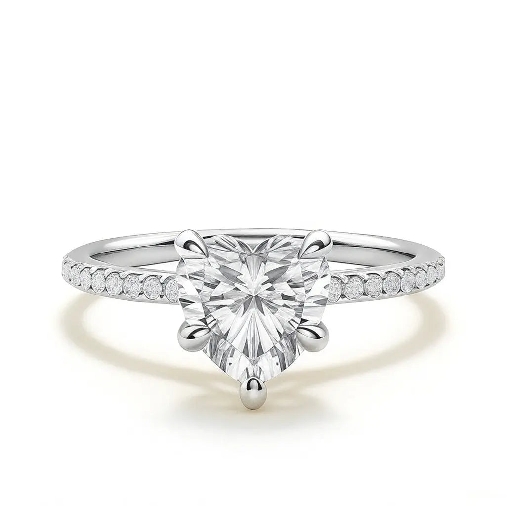3 Carat Lab Diamond Ring in 14K Rose Gold - Future Jewelry
