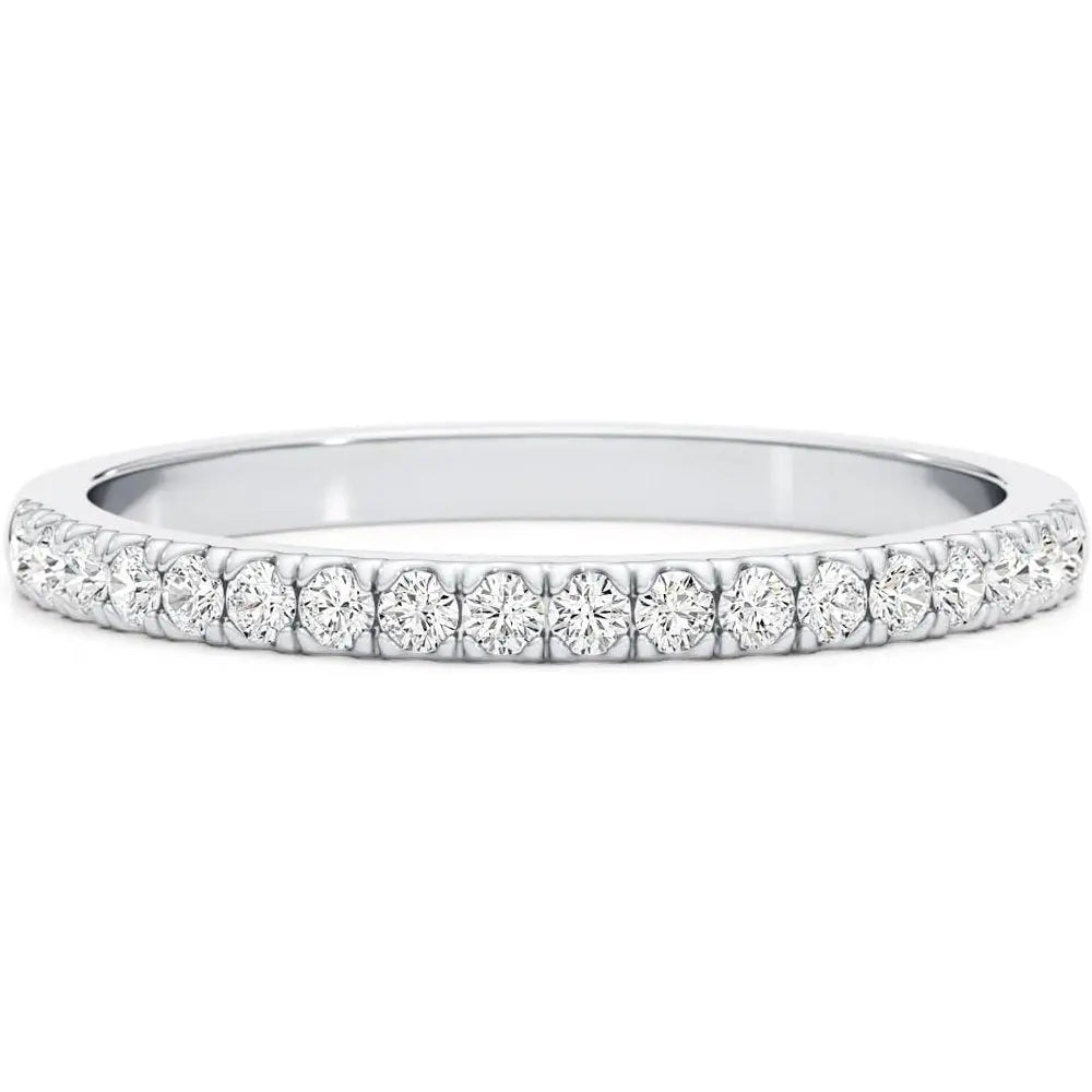 Lab Diamond Engagement Ring Set in 14K White Gold - Future Jewelry