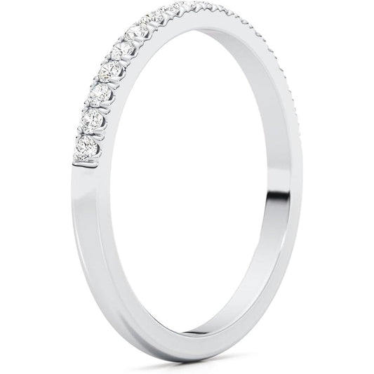 Lab Diamond Engagement Ring Set in 14K White Gold - Future Jewelry