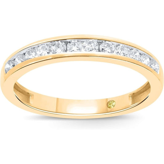 Lab Grown Diamond Channel Band in 14K Gold for Women - Future Jewelry