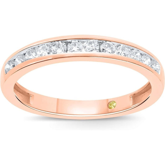 Lab Grown Diamond Channel Band in 14K Gold for Women - Future Jewelry