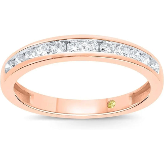 Lab Grown Diamond Channel Band in 14K Gold for Women - Future Jewelry