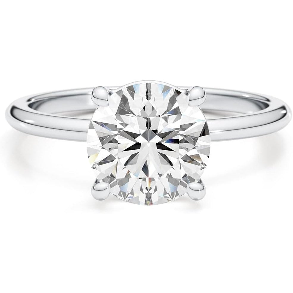 Lab Grown Diamond Engagement Ring in 14K White Gold - Future Jewelry