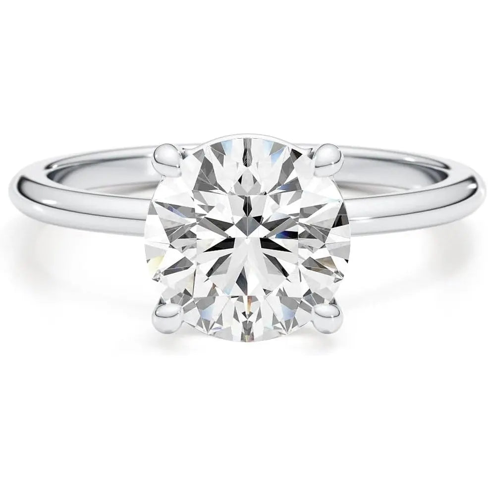 Lab Grown Diamond Engagement Ring in 14K White Gold - Future Jewelry