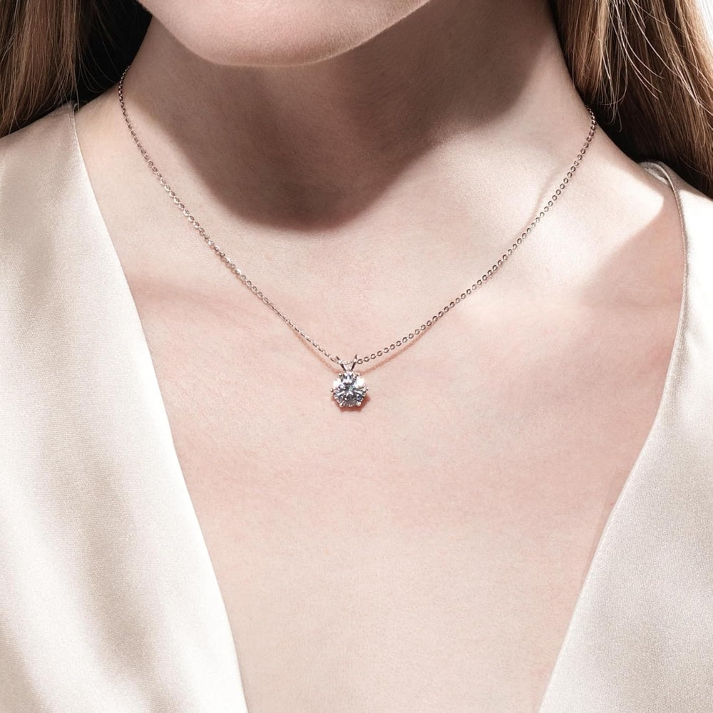 Lab Grown Diamond Pendant Necklace for Women - Future Jewelry