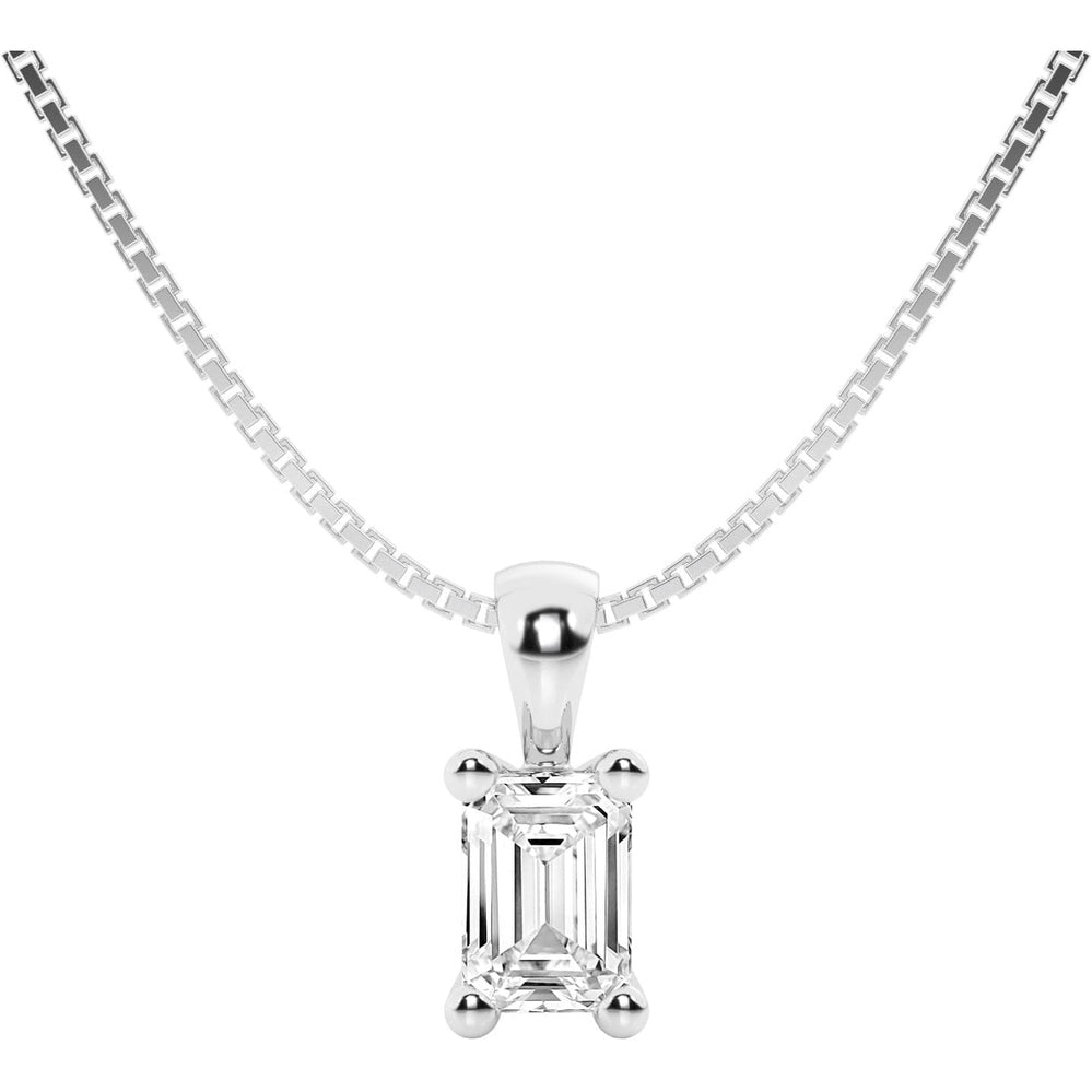 Lab Grown Diamond Pendant Necklace in 14K Gold Options - Future Jewelry