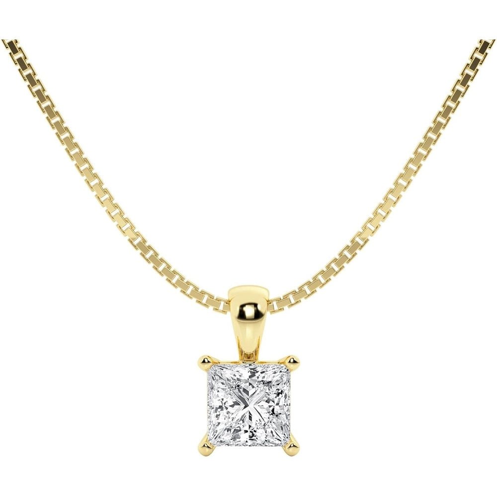 Lab Grown Diamond Pendant Necklace in 14K Gold Options - Future Jewelry