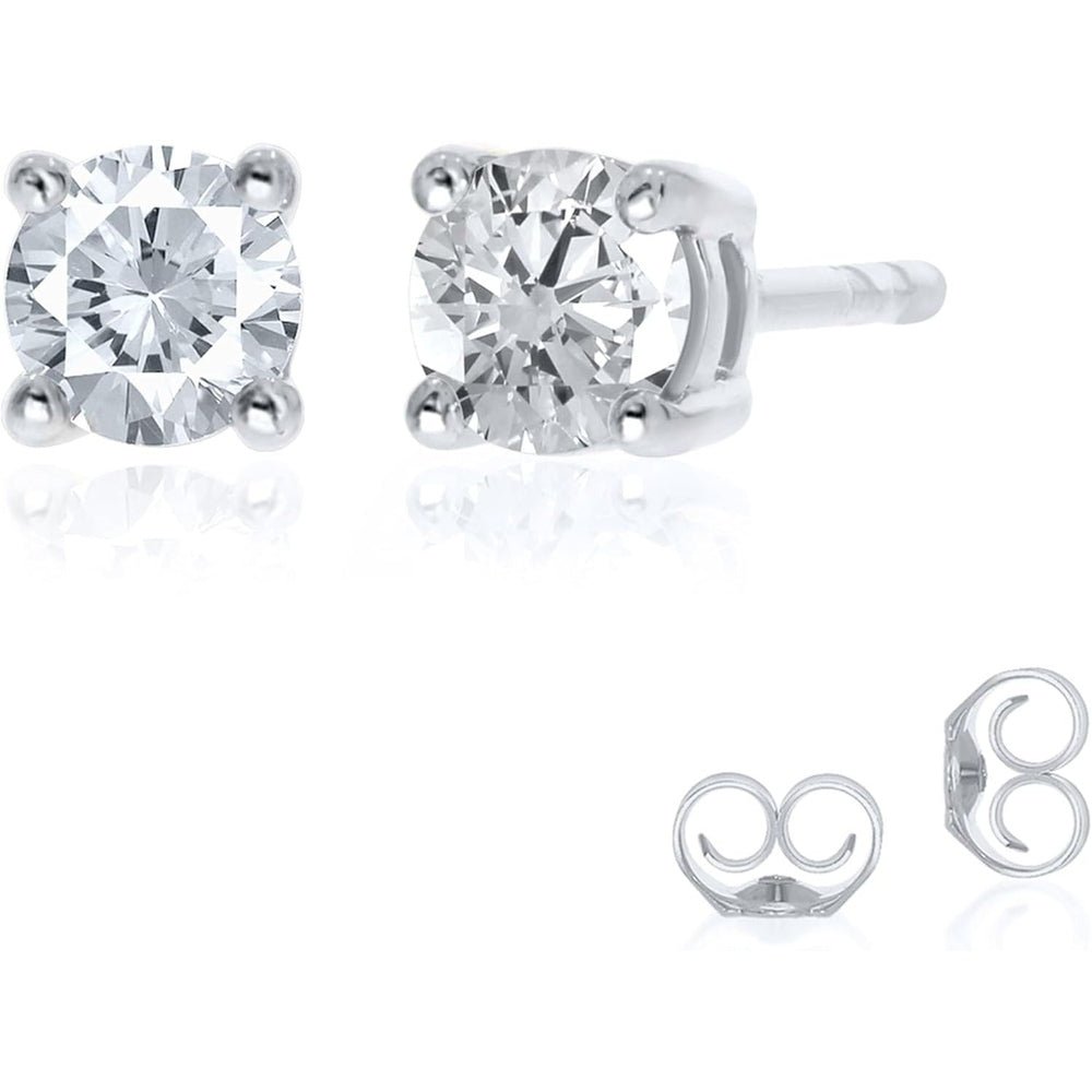 Lab Grown Diamond Stud Earrings for Men and Women | 14K Real Gold Diamond Earrings - Future Jewelry