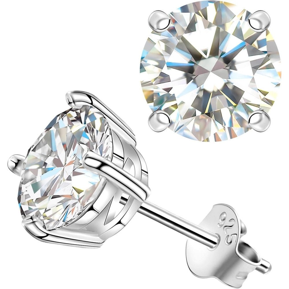 Lab Grown Diamond Stud Earrings for Women in Gold or Silver - Future Jewelry