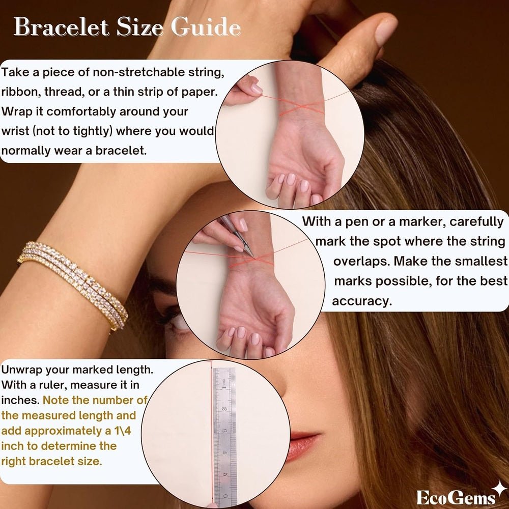 Lab Grown Diamond Tennis Bracelet For Women and Men in 18K White Gold/Yellow Gold Over Sterling Silver, 2mm - 4mm Width, Comes With Gift Box - Future Jewelry