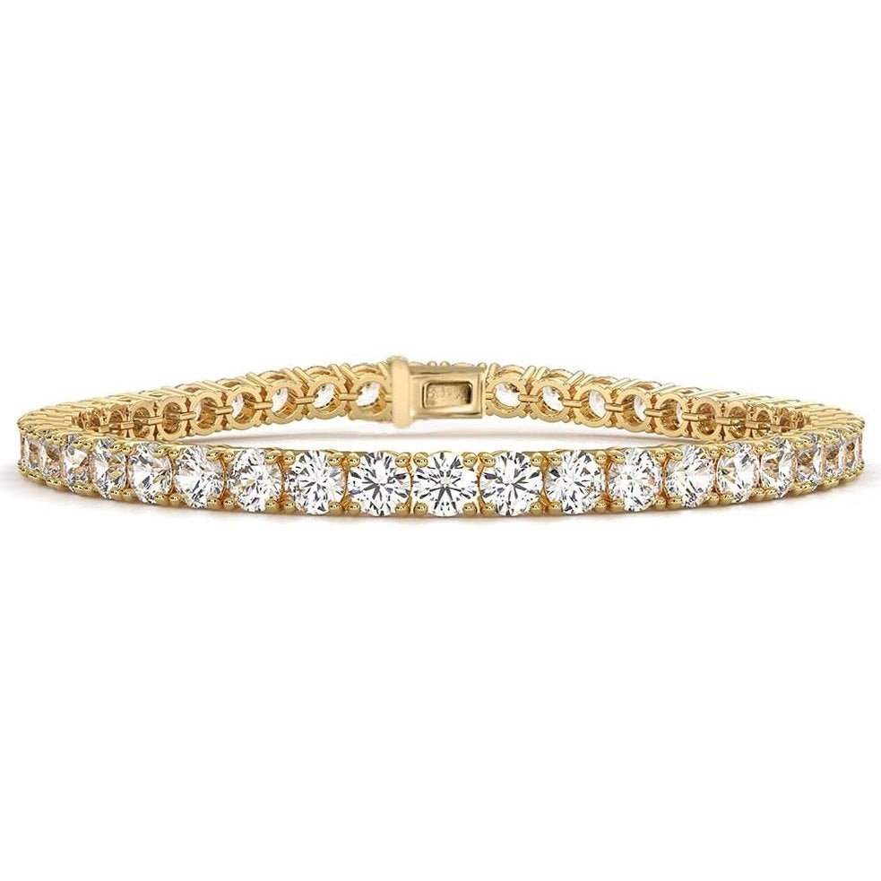 Lab Grown Diamond Tennis Bracelet in 14K Gold (1–10 Carat) - Future Jewelry