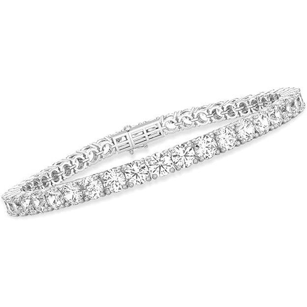 Lab Grown Diamond Tennis Bracelet in 14K Gold (1–10 Carat) - Future Jewelry