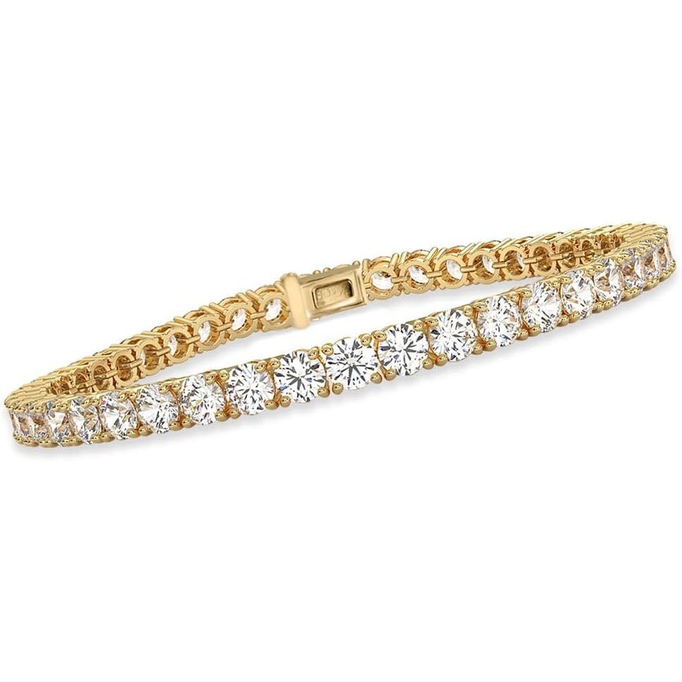 Lab Grown Diamond Tennis Bracelet in 14K Gold (1–10 Carat) - Future Jewelry