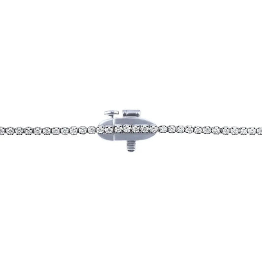 Lab Grown Diamond Tennis Bracelet in 14K Gold – 7 Inches - Future Jewelry