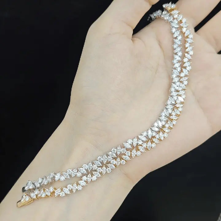 Lab Grown Diamond Tennis Bracelet in 18K Gold - Future Jewelry