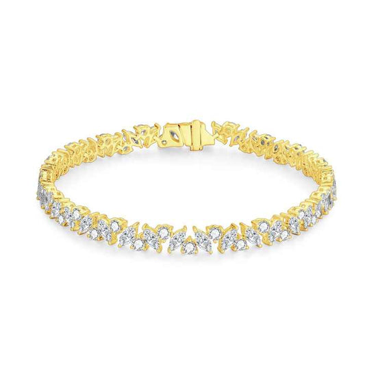 Lab Grown Diamond Tennis Bracelet in 18K Gold - Future Jewelry