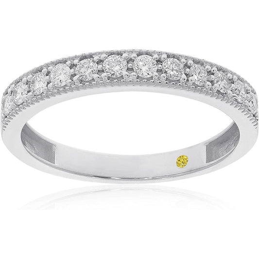 Lab Grown Diamond Wedding Bands for Women | 10K Yellow, White and Rose Gold Certified Diamond Anniversary Bands - Future Jewelry