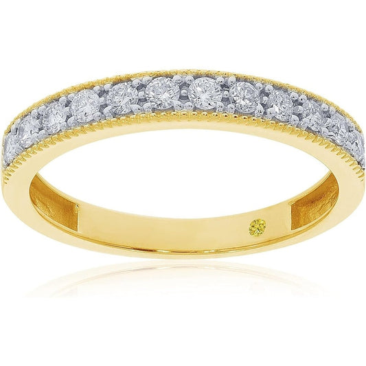 Lab Grown Diamond Wedding Bands for Women in 10K Gold - Future Jewelry