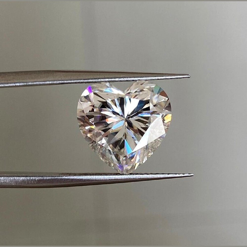 Lab Grown Heart Shape CVD Diamond | Clarity FL Color D,Certified Loose Diamond - Future Jewelry