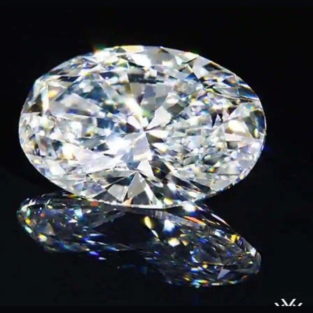 Loose CVD Lab - Grown Diamond 5 Carat Oval Cut D - VVS1 Certified Diamond 12mm - Future Jewelry