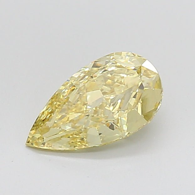 Loose Diamond Pear Shape Yellow Gemstone Lab - grown Diamond - Future Jewelry