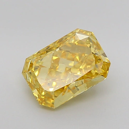 Loose Diamond Radiant Shape Yellow Gemstone Lab - grown Diamond - Future Jewelry