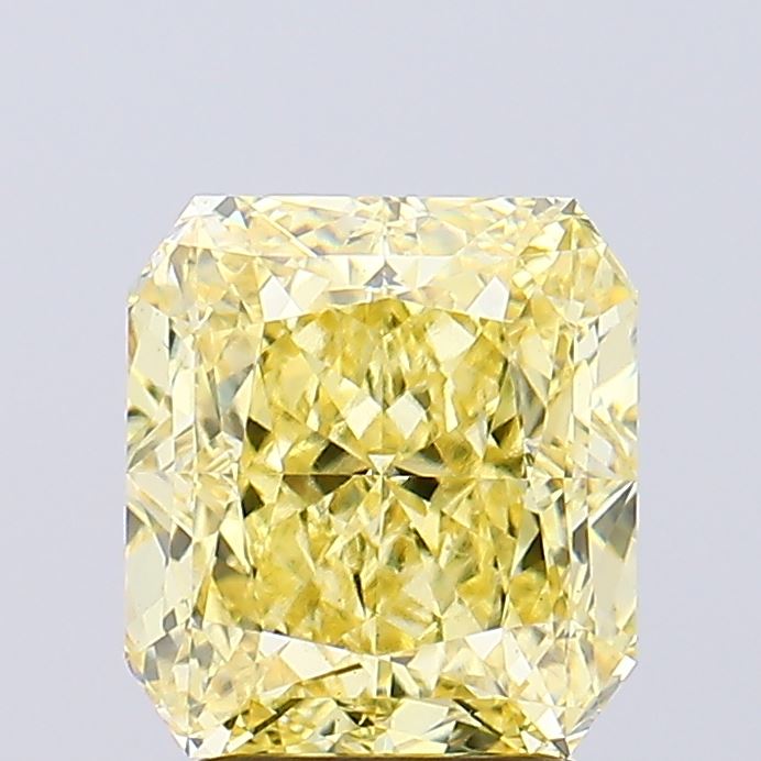 Loose Diamond Radiant Shape Yellow Gemstone Lab - grown Diamond - Future Jewelry