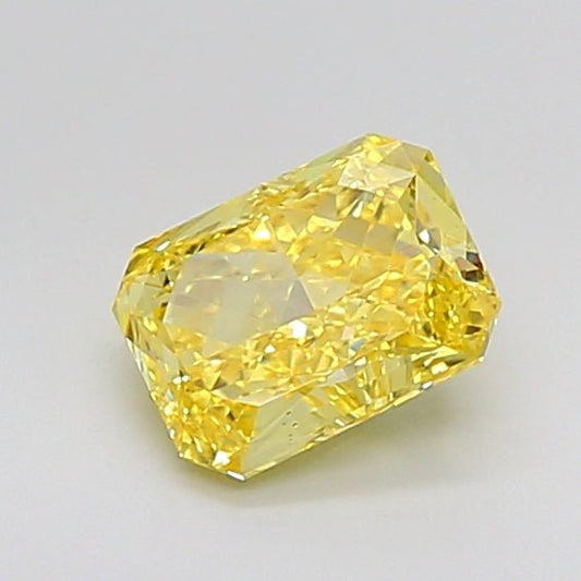 Loose Diamond Radiant Shape Yellow Gemstone Lab - grown Diamond - Future Jewelry