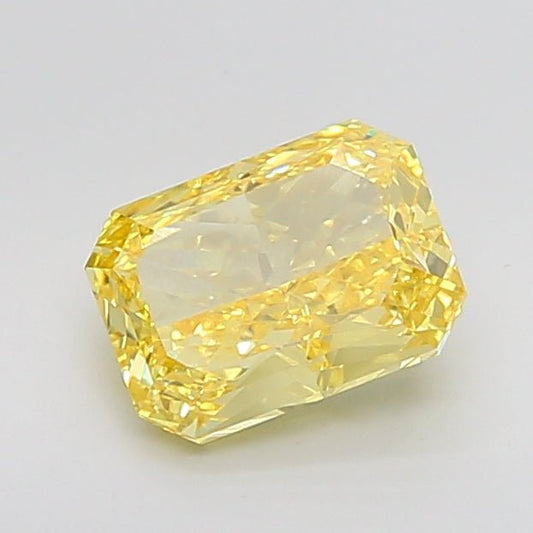 Loose Diamond Radiant Shape Yellow Gemstone Lab - grown Diamond - Future Jewelry