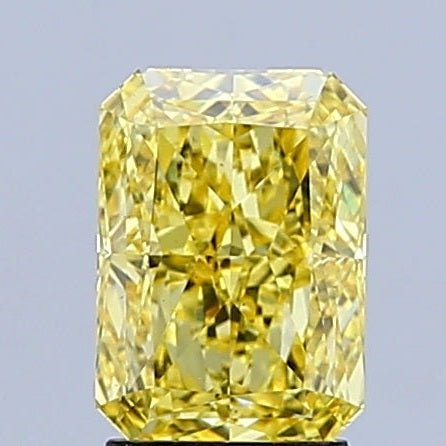 Loose Diamond Radiant Shape Yellow Gemstone Lab - grown Diamond - Future Jewelry