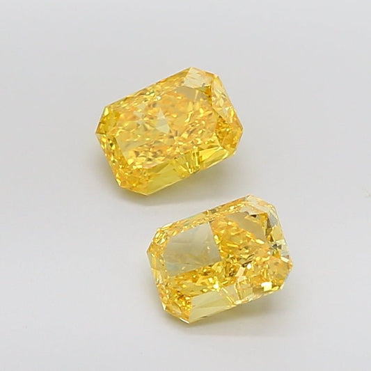 Loose Diamond Radiant Shape Yellow Gemstone Lab - grown Diamond - Future Jewelry