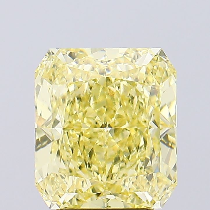 Loose Diamond Radiant Shape Yellow Gemstone Lab - grown Diamond - Future Jewelry