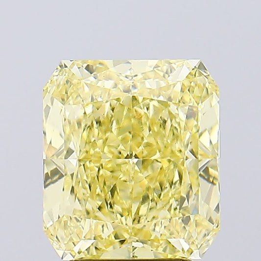 Loose Diamond Radiant Shape Yellow Gemstone Lab - grown Diamond - Future Jewelry