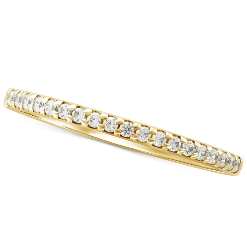 Macy's Women's Diamond Stackable Band in 14k Gold, White Gold or Rose Gold - Future Jewelry