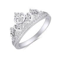 Round Prong Set Lab Grown Diamond, Natural Diamond And Lab Grown Diamond Accent Bridal Wedding Band Ring for her in 14K Gold Over Sterling Silver, Jewelry gift for Women - Future Jewelry