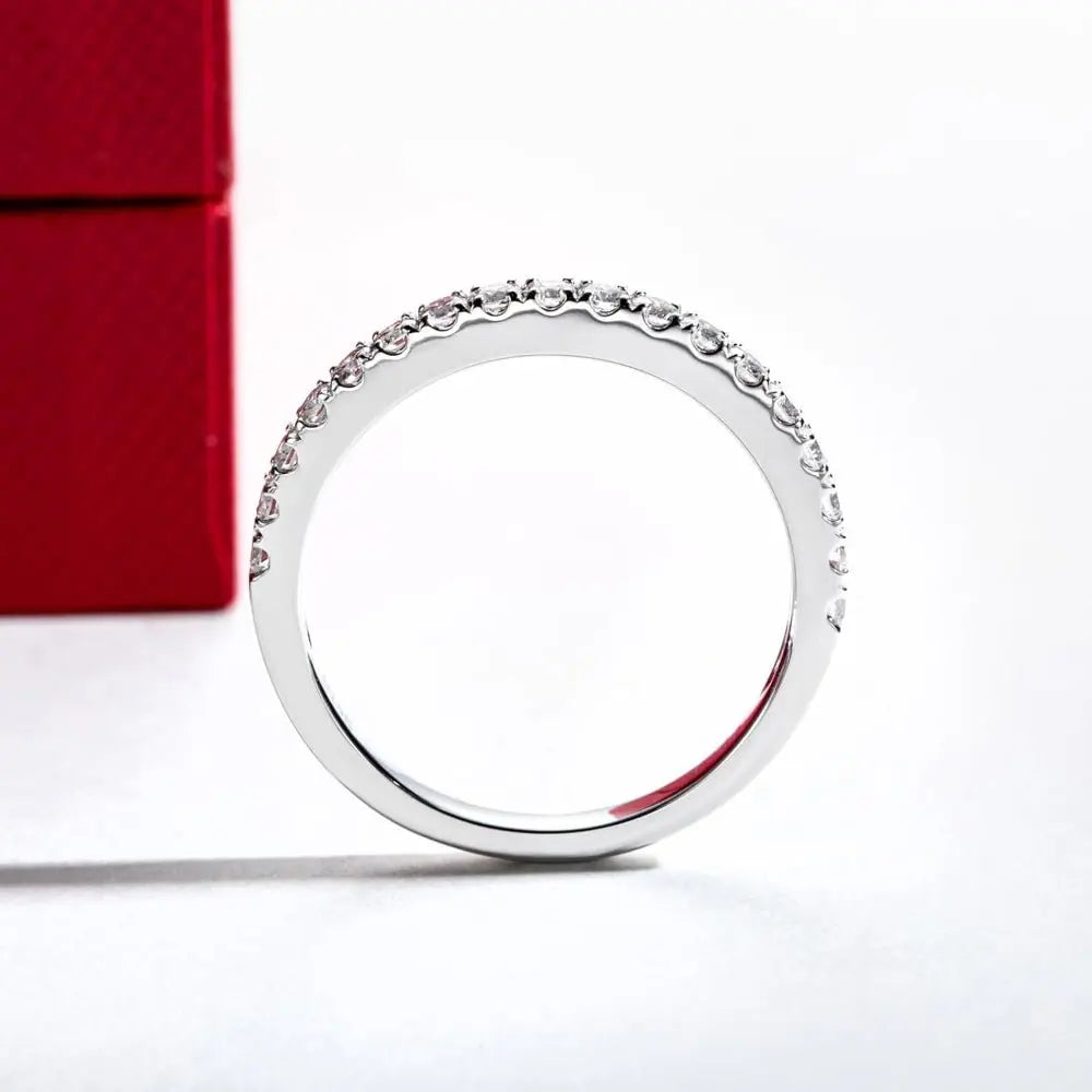 The Celeste Band – 0.45 Carat Lab Grown Diamond Eternity Ring in 14K White Gold - Future Jewelry