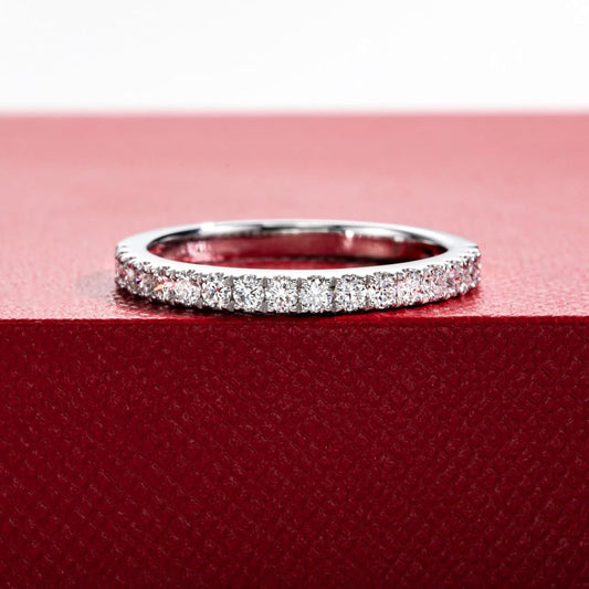The Celeste Band – 0.45 Carat Lab Grown Diamond Eternity Ring in 14K White Gold - Future Jewelry