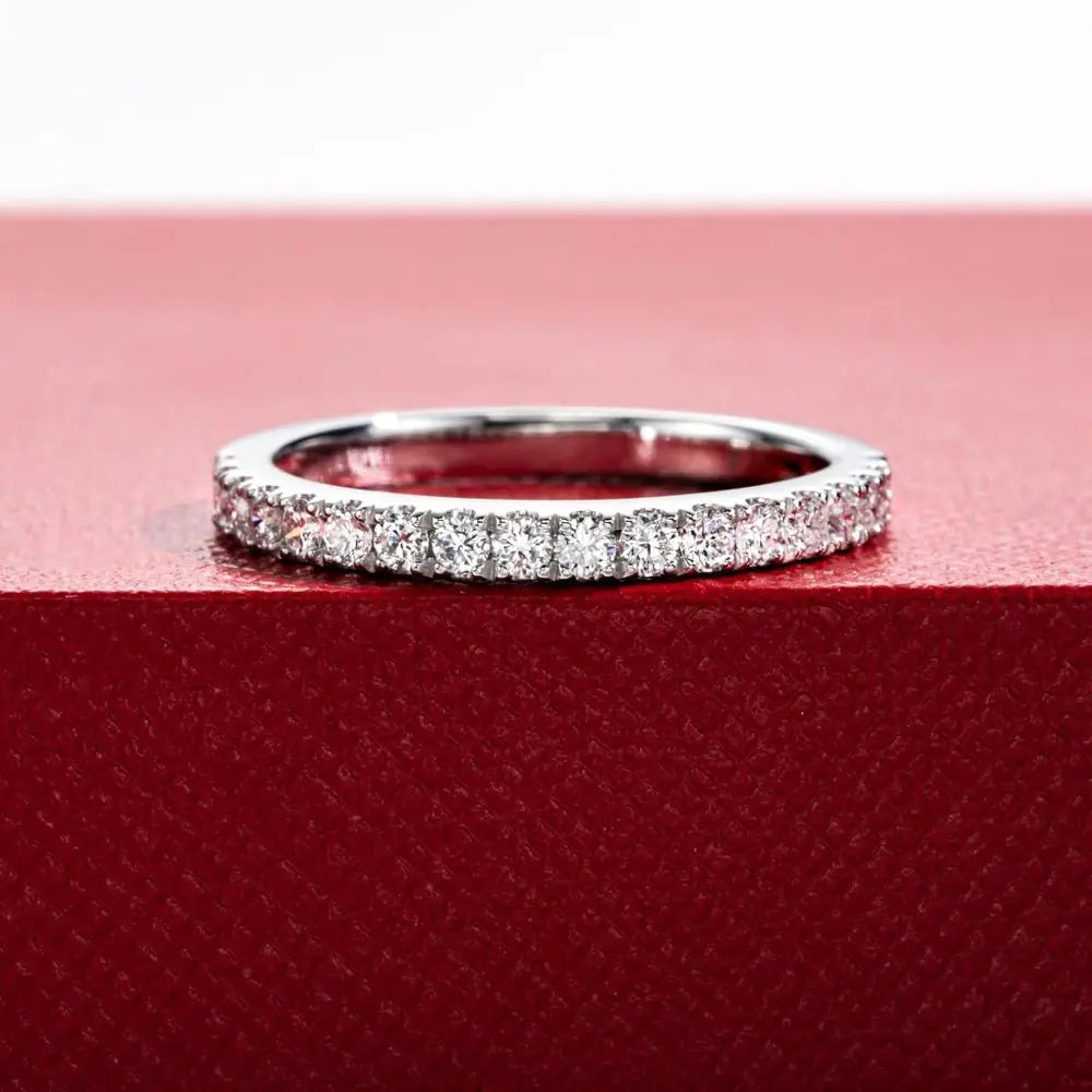 The Celeste Band – 0.45 Carat Lab Grown Diamond Eternity Ring in 14K White Gold - Future Jewelry