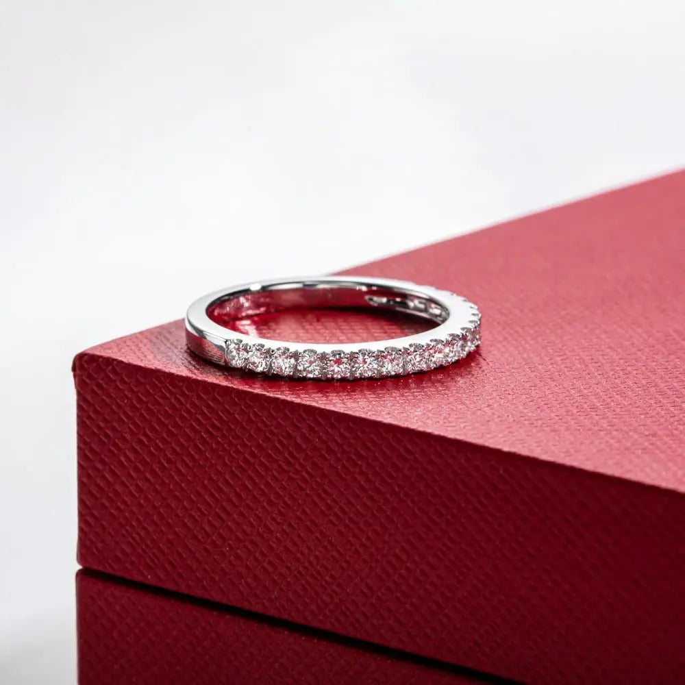 The Celeste Band – 0.45 Carat Lab Grown Diamond Eternity Ring in 14K White Gold - Future Jewelry