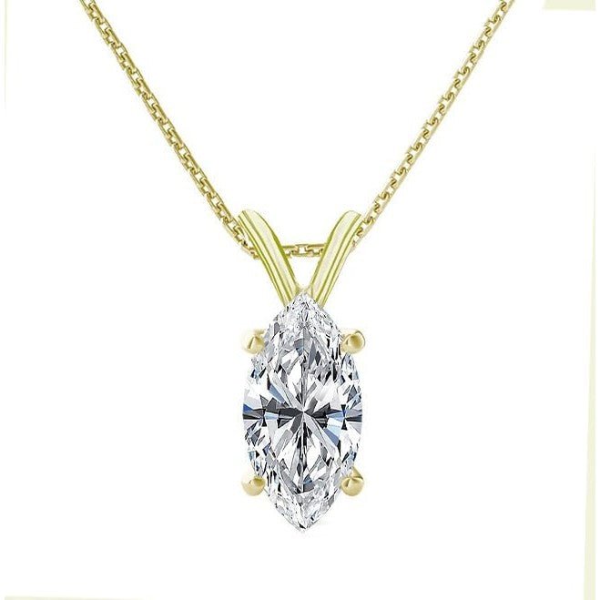 The Diamond Deal 1/4 Carat - 5 Carat | IGI Certified Lab Grown Diamond Pendant Necklace For Women | 14K White, Yellow Or Rose Gold - Future Jewelry