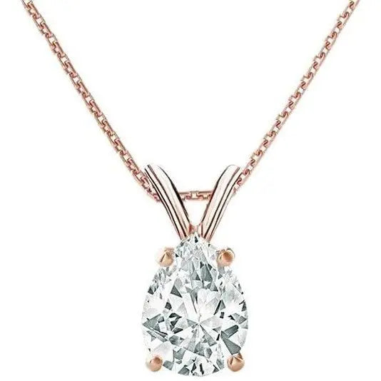 1/4 to 5 Carat IGI Certified Lab Diamond Pendant Necklace for Women - Future Jewelry